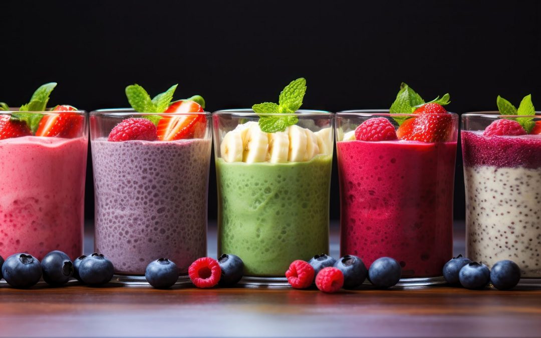 Smoothies frescos y nutritivos